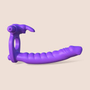 Fantasy C-Ringz Silicone Double Penetrator Rabbit